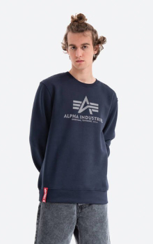 Alpha Industries Basic Sweater Reflective Print (Replica Blue) 178302RP/07