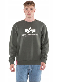 Alpha Industries Basic Sweater Reflective Print (Dark Olive) 178302RP/142