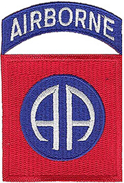 Нашивка (патч) US ARMY 82ND AIRBORNE PATCH 3.5"