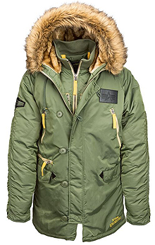 Куртка аляска Alpha Industries N-3B Inclement (Sage green) MJN44512C1