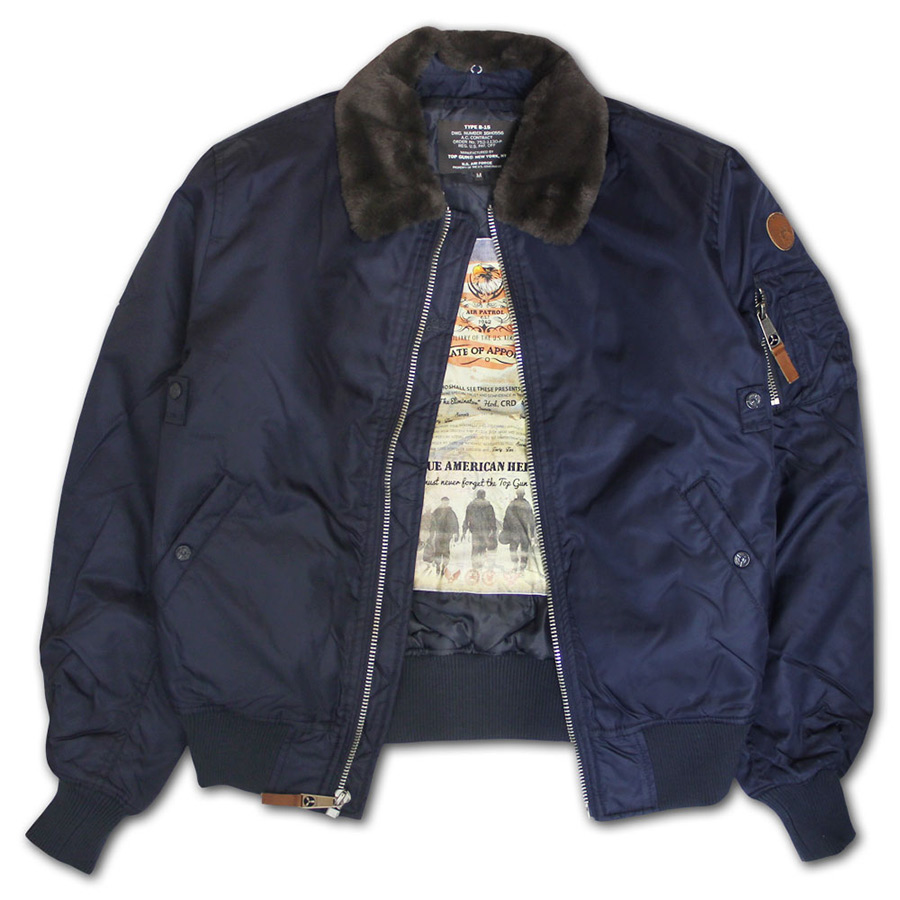 Бомбер Топ Ган Top Gun B-15 Mens Heavy Duty Vintage Flight Bomber