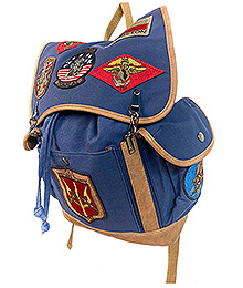 Рюкзак Top Gun Canvas Backpack With Patches (navy) TGB2001