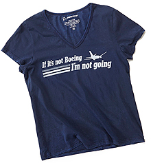 Жіноча футболка If It&#39;s Not Boeing T-Shirt (navy) 