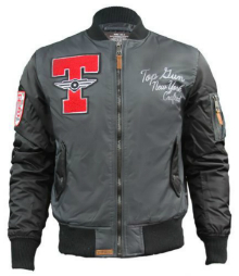 Бомбер Top Gun Stadium Varsity Jacket (charcoal) TGJ1636