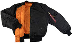 Куртка бомбер Alpha Industries MA-1 Flight Jacket (Black) MJM21000C1