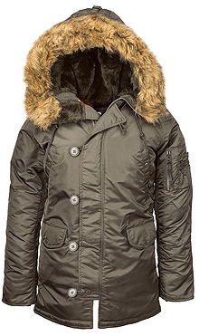 Жіноча куртка аляска Alpha Industries N-3B W Parka сіра (rep.grey) WJN44502C1