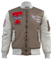  Top Gun Stadium Varsity Jacket () TGJ1636
