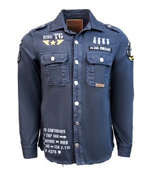  Top Gun Military Shirt TGR1801 (Navy)