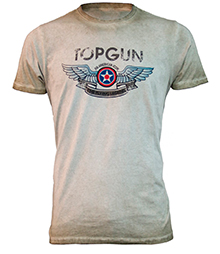  Top Gun "Wings Logo" Tee (olive) TGM1701