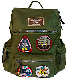 Рюкзак Top Gun backpack with patches (olive) TGB1701