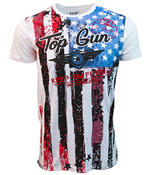 Футболка Top Gun "Americana Tee" (white) TGM1812