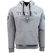 Толстовка Top Gun 3D Logo Hoodie (grey) TGD1912