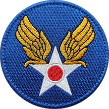 Нашивка (патч) U.S. Army Air Force (USAAF) WW2 Patch (original color)