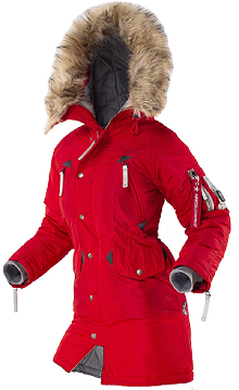 Жіноча куртка аляска N-3B Vega Airboss (червоний металік) 17300783127