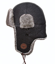 Шапка вушанка зимова Top Gun Quilted Winter Hat (black) TGH1500
