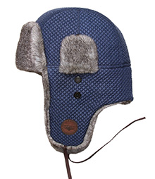 Зимова шапка вушанка Top Gun Quilted Winter Hat (navy) TGH1500