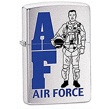 Запальничка Zippo Air Force, США (brushed chrome) 21102